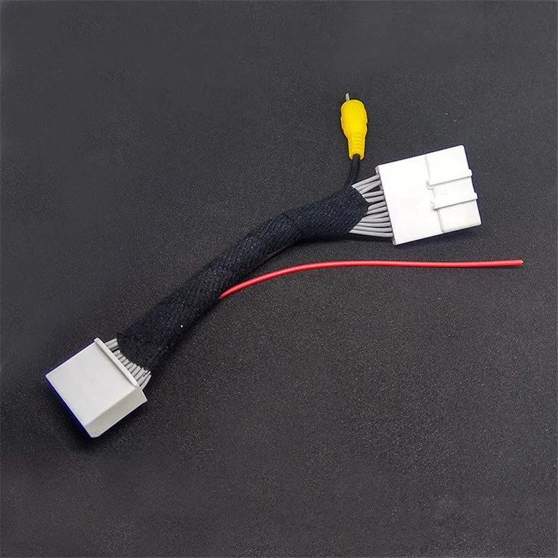 

24Pin Original Video Input Switch Reverse Parking Camera RCA Adapter Cable For Renault Stepway Lutecia Dacia Sandero Clio IV 4