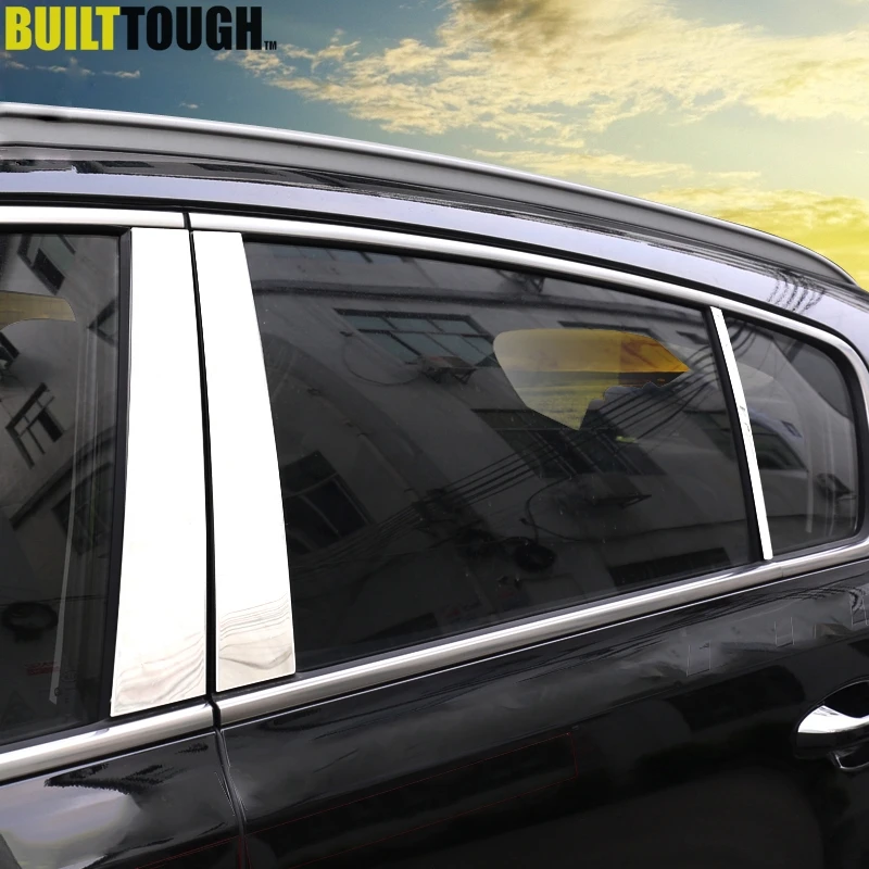 

For Kia Sportage QL 2017 - 2020 Stainless Window Chrome Pillar Posts Cover Trim Molding Garnish Accent Decoration Car Styling