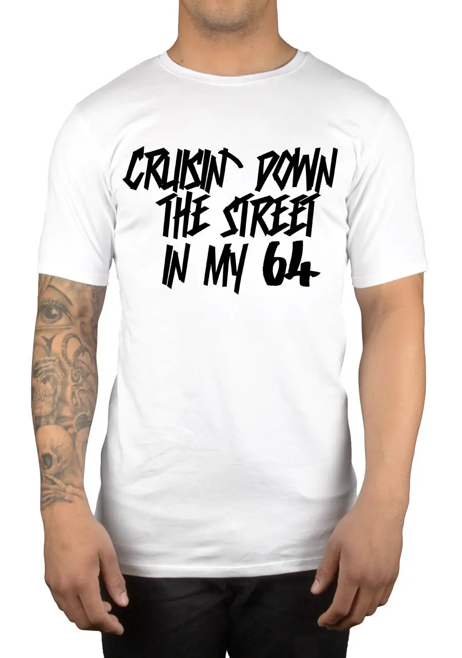 Eazy E Cruisin Down The Street In My 64 Slogan T Shirt Boyz N Tha Hood Fashion New Summer T Shirt T Shirts Aliexpress