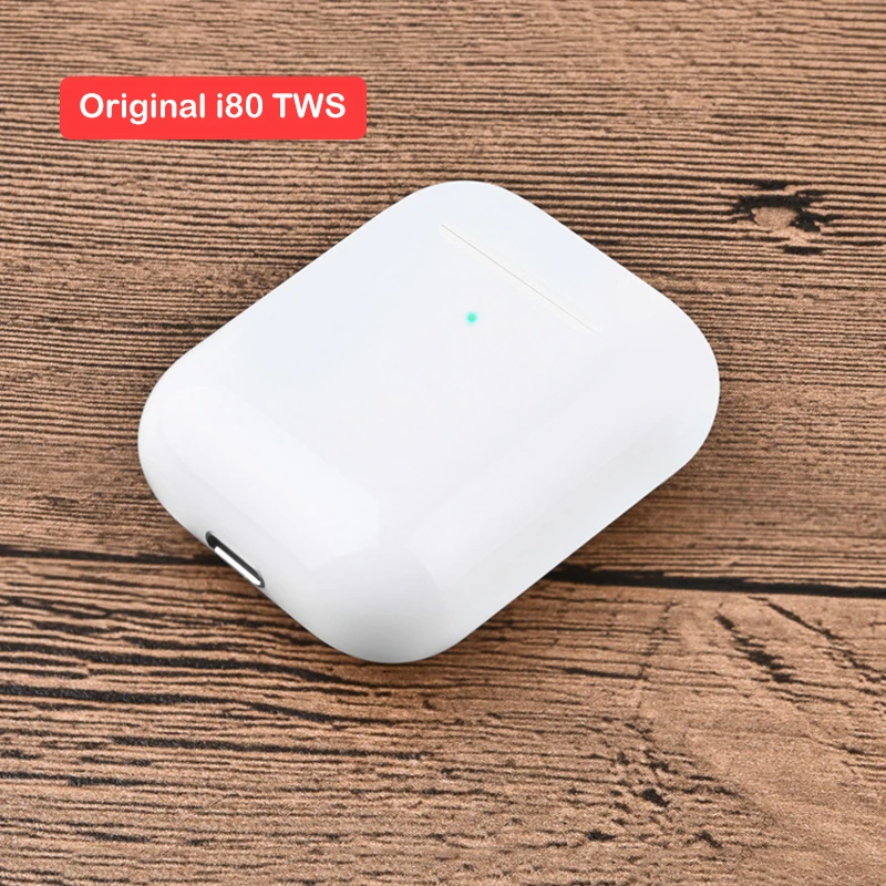

Original i80 tws Pop-up wireless charging Bluetooth 5.0 Earphone 1:1 size 3 batteries for all smartphones Pk aire2 i100 i60 i20