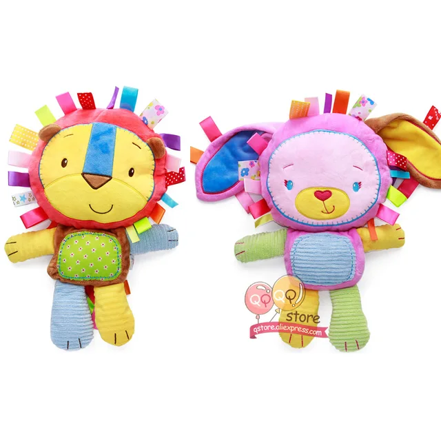 Sonajeros de peluche para Bebé y Niño, juguetes educativos de aprendizaje para niños pequeños de 0 a 12 meses, con relleno de animales Sonajeros de peluche para Bebé y Niño, juguetes educativos de aprendizaje para niños pequeños de 0 a 12 meses, con relleno de animales