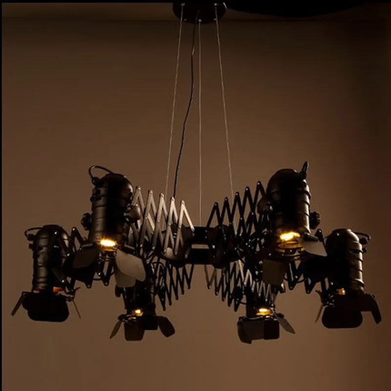 

Retro Vintage LED Pendant Light Lamp Loft Creative Personality Industrial Lamp LED Bulb American Style For Living Room Black