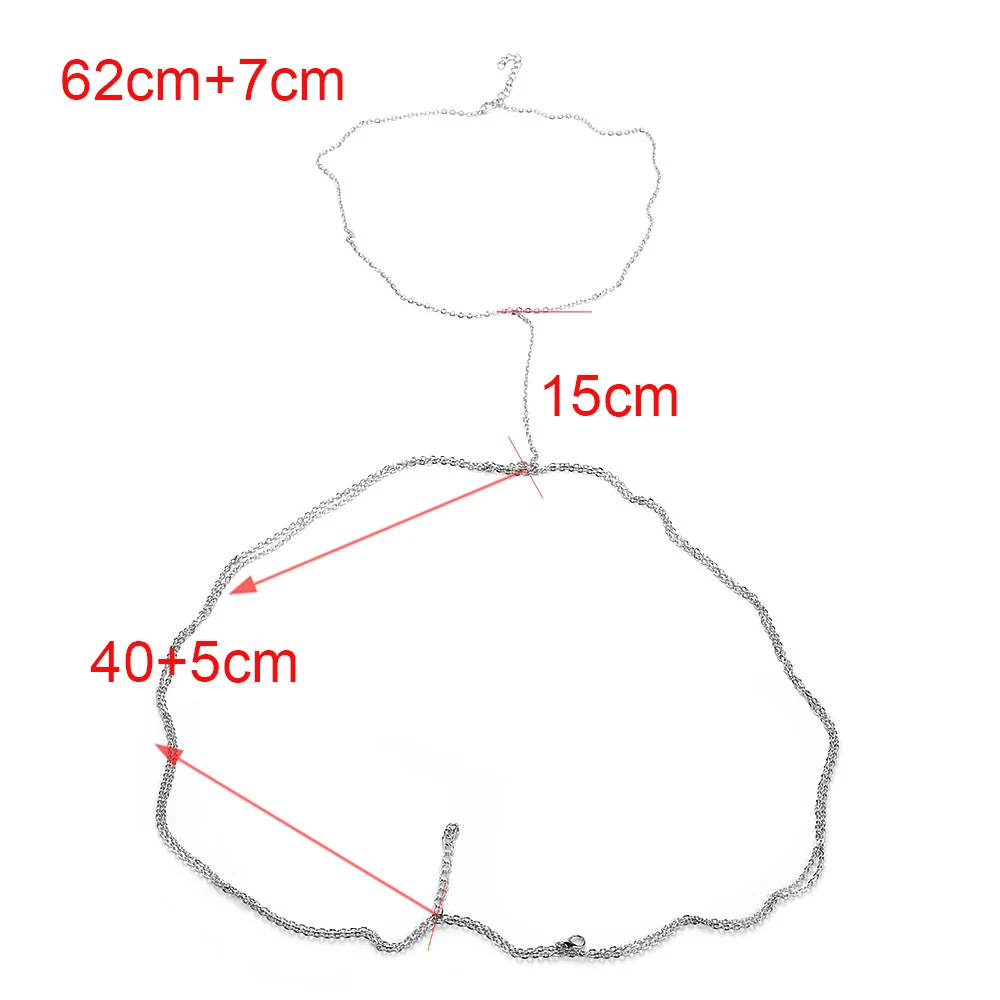 1 шт., новейшая мода, сексуальная цепь для тела, упряжь, кроссовер, живот, талия, бикини, пляж, раб, модные ювелирные изделия, летняя одежда, хороший подарок