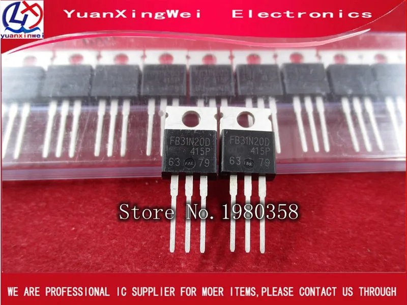 Free shipping 20PCS IRFB31N20DPBF TO 220 IRFB31N20D IRFB31N20 FB31N20D ...