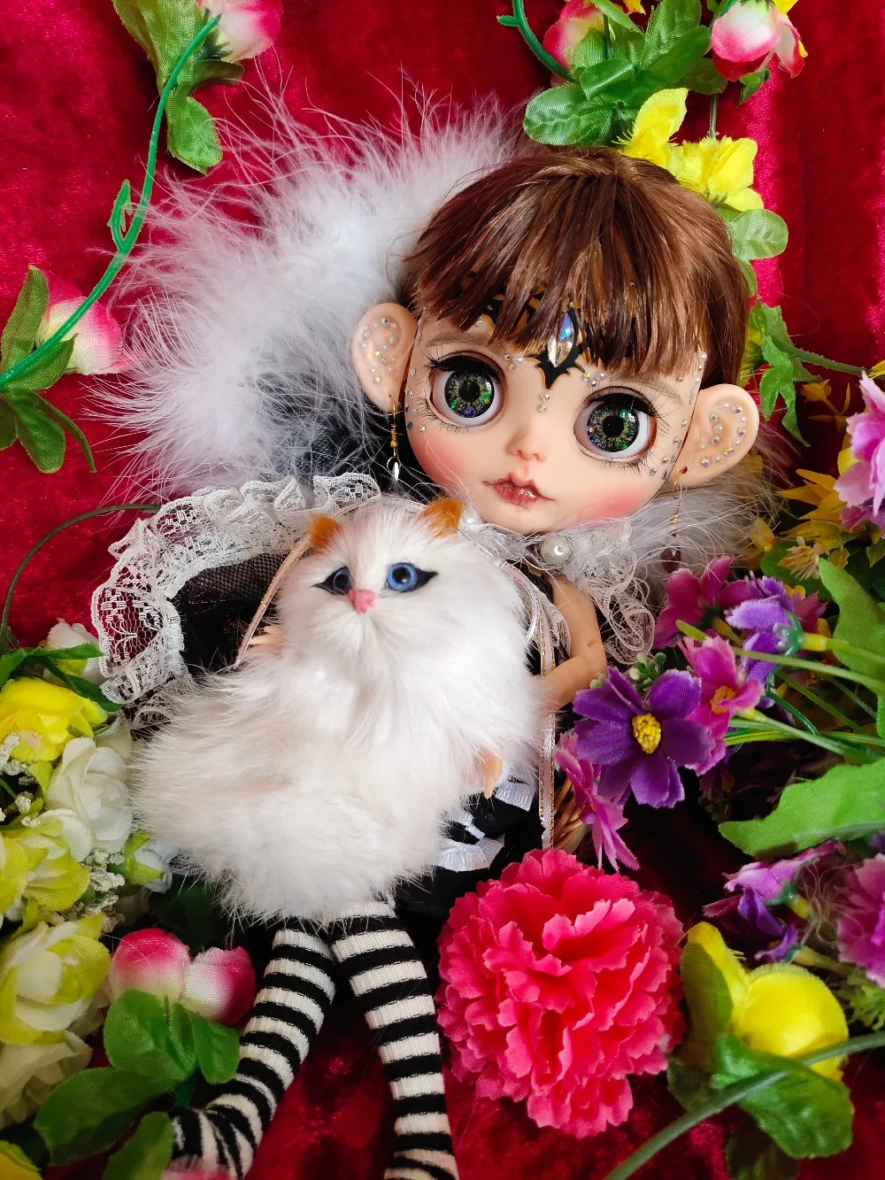 

customization doll DIY Nude blyth doll Selling include clothes 20190321