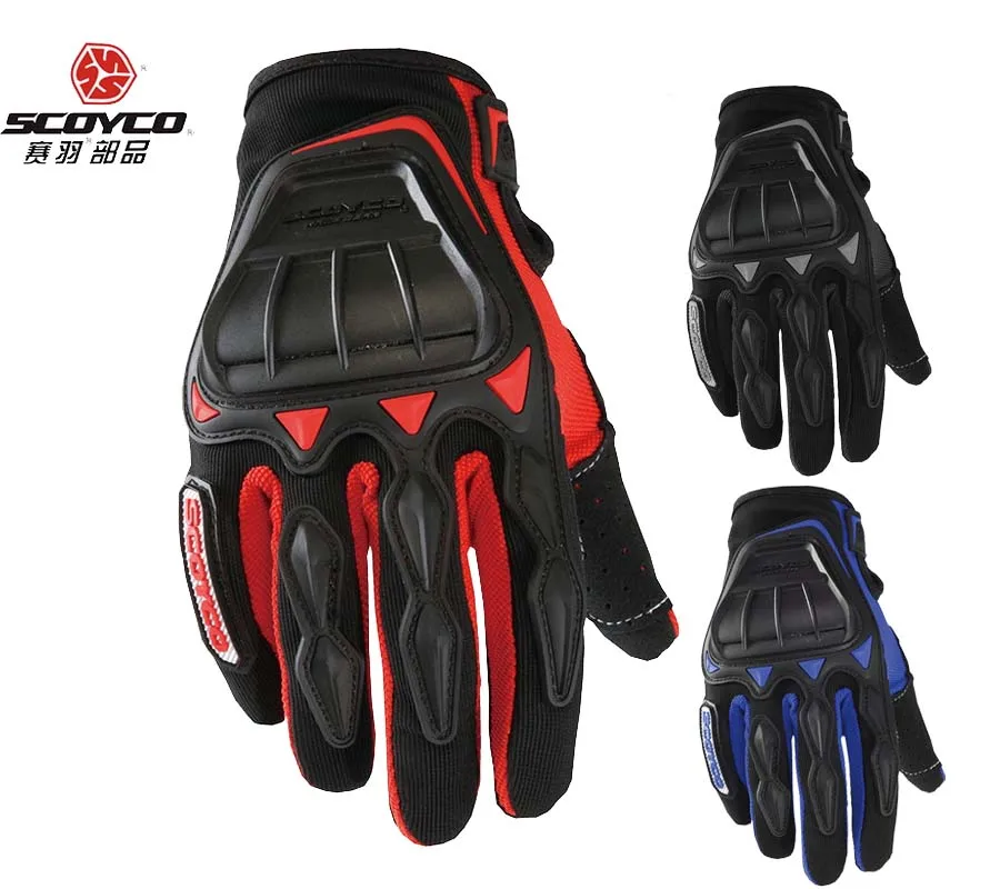 SCOYCO MC08 Full Finger motorcycle gloves off road knight riding ...