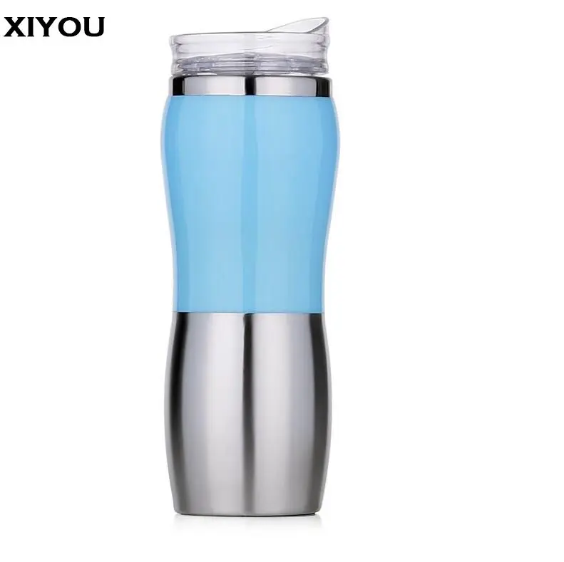 

XIYOU Stainless Steel Vacuum Insulated Water Bottle Thermo Cups Thermal Bottle Peanut Style Can Customized as Group Gift