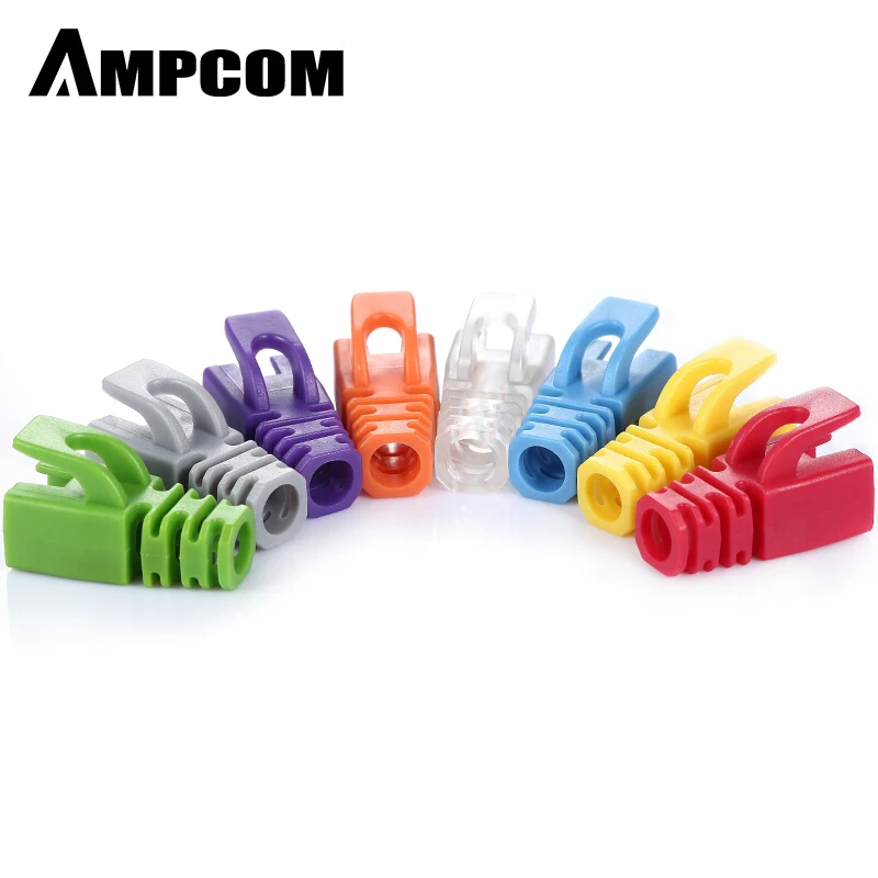 AMPCOM RJ45 Ethernet сетевой кабель сброс напряжения сапоги Кабельный соединитель штепсельные крышки для CAT5 CAT5e CAT6 (пластик) AMPCOM RJ45 Ethernet сетевой кабель сброс напряжения сапоги Кабельный соединитель штепсельные крышки для CAT5 CAT5e CAT6 (пластик)