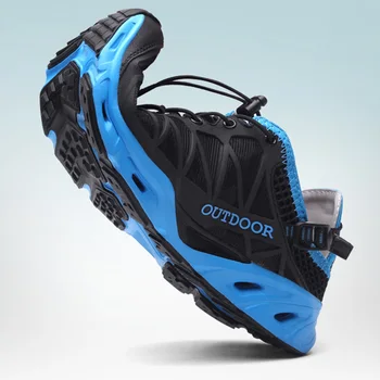 

2018 Trekking Hiking Shoes For Men Summer Breathable Mountain Climbing Shoes Hiking Sandals Men Trekking Trail Water Sandals