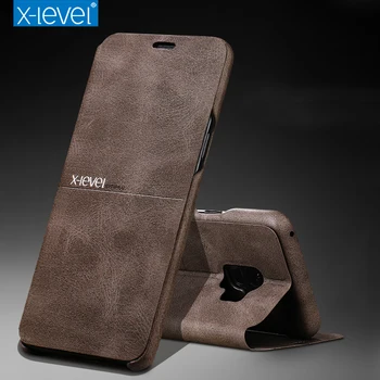 

Original Vintage Leather Flip Case For Samsung Galaxy S9/ S9 Plus Ultra Thin Full Protection Stand Cover For Samsung S9 S9 Plus