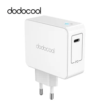 Dodocool 45 Вт usb type C зарядное устройство быстрое настенное зарядное устройство типа C для мобильного телефона PD зарядное устройство для MacBook/iPhone X/8/samsung Galaxy S8