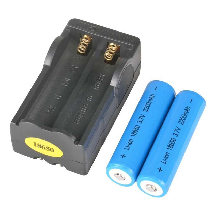 

3.7V 18650 Li-ion Rechargeable battery 2200mAh for Underwater Ice Video Fishing Camera Fish Finder FF118