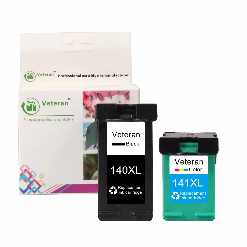 Ветеран 140XL 141XL пополнен чернильный картридж для hp 140 141 hp140 Photosmart C4283 C4583 C4483 C5283 с
