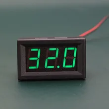 1 PC New Mini DC 5-120V Voltmeter Blue LED Panel 3-Digital Display Voltage Meter 2-wire SA103 P50