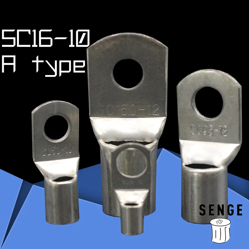 

1piece SC(JGK)16-10 tinned copper cable lugs crimp type Electric power fittings equipment contact A type National Standard