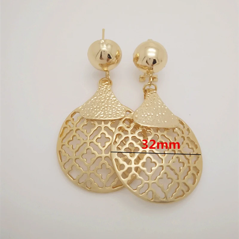 Мама Королевства Африканский Золотой Цвет Ювелирные наборы Свадебные ожерелье браслет, серьги, кольцо набор для женщин изысканные аксессуары