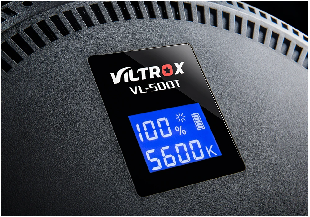 Viltrox VL-500T 25W LED Video Studio Light Lamp Slim Bi-Color Dimmable F550 Battery for camera photo shooting YouTube Video show