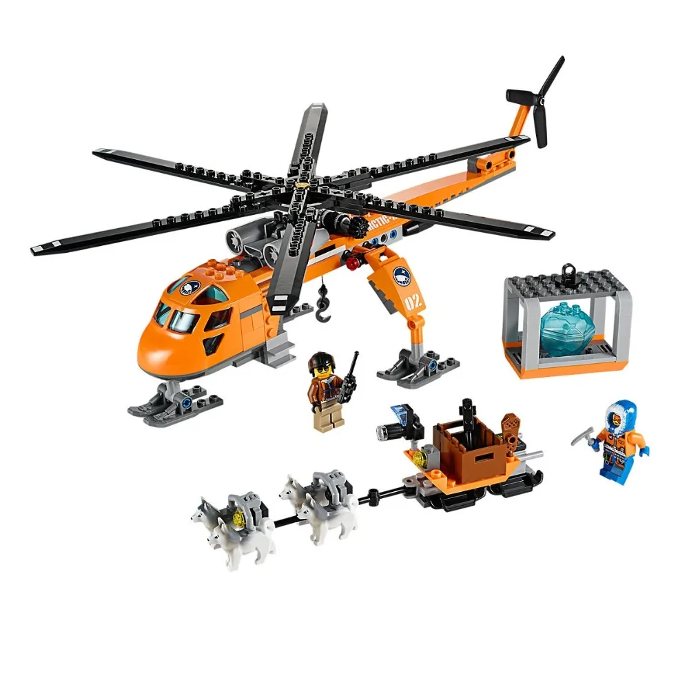 2019 Legoings все серии СОВМЕСТИМЫ Арктический город кирпичи снегоход льда CrawlerBuilding