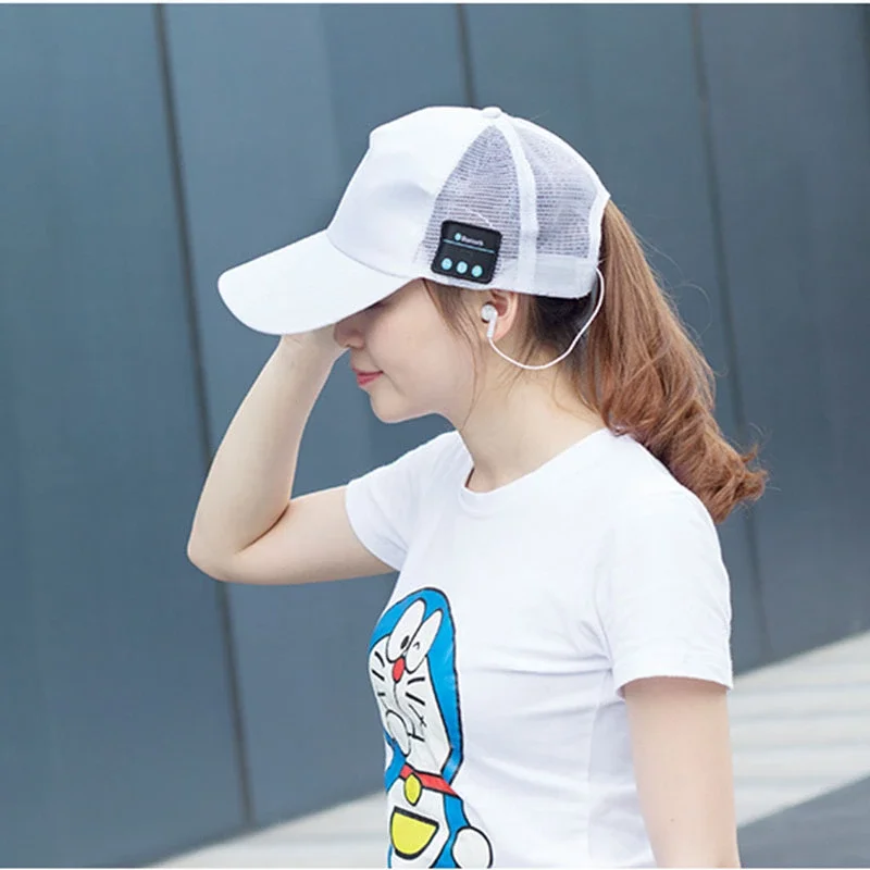 New Summer Earphone Hat Wireless Headphones Smart Cap Baseball Headset