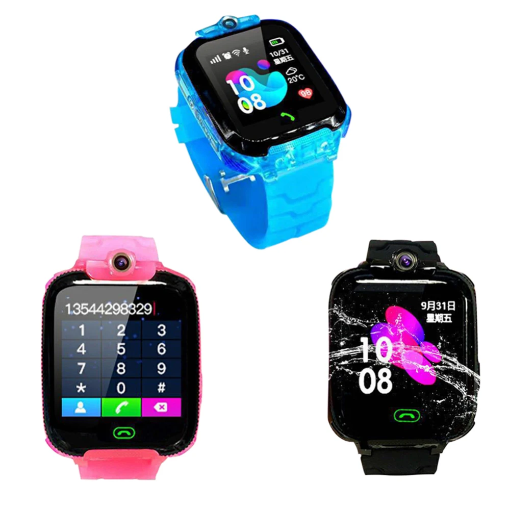  Anti-verloren GPS Kind Smart Uhr Call Kamera Wasserdichten Safe Tracker Armbanduhr