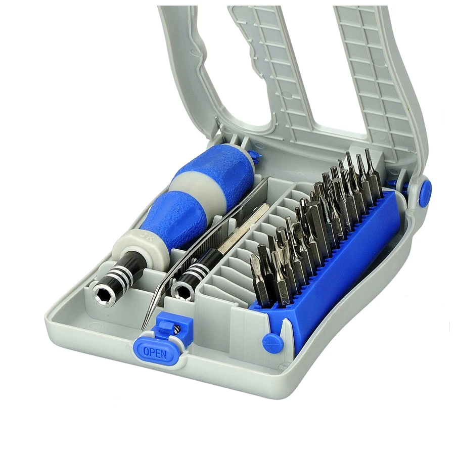 

Professional JK-6026B 29 in 1 Screwdriver set mobile phone repair t kit for apple android htc smart cell phones Opening Tool