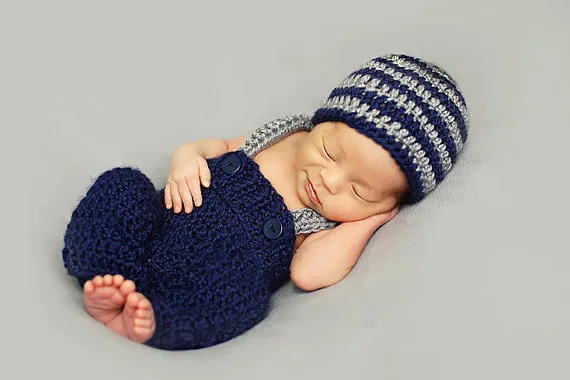 Вязание крючком, помочи для новорожденных Штаны и шляпа для фотографий новорожденных, штанишки для малышей, детские шапки, шапки для малышей NB-3M хлопок