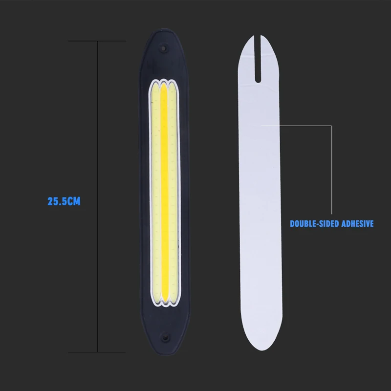 HLXG 2 шт. тонкая Гибкая DRL белый желтый указатель поворота универсальная
