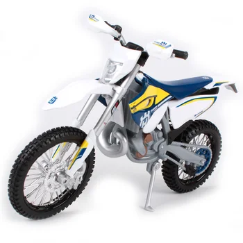 

Maisto 1:12 husqvarna FE 501 blue white motorcycle diecast motorbike model for car fans 1/12 motorcycle model for young 16921