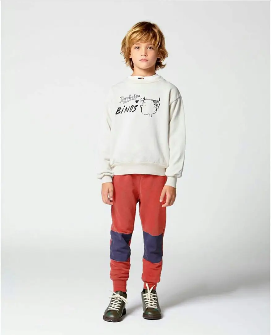 

KIDS PANTS 2019 Autumn winter StRafina TAO baby boys girls RED spliced pants for boys kids trousers pantalon pour enfants