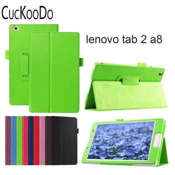 

CucKooDo 200Pcs/lot For Lenovo Tablet 2 A8 8.0,Ultra Slim Smart Cover Stand Case For Lenovo TAB 2 A8-50 Tablet 2015 Released
