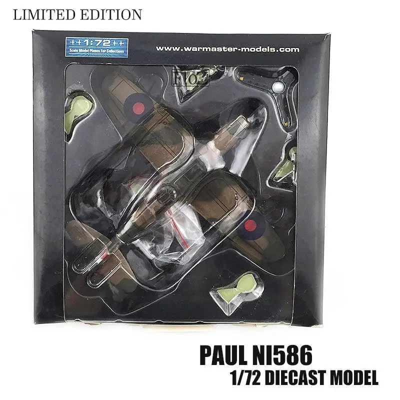 

WWII USA Paul NI586 1/72 diecast plane model aircraft War Master
