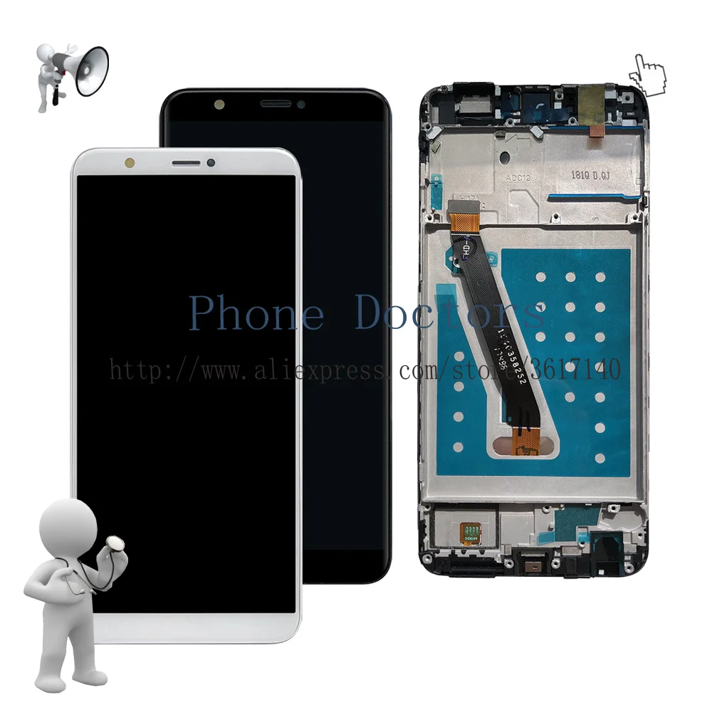 

5.65'' Full LCD DIsplay + Touch Screen Digitizer Assembly With Frame For Huawei Nova Lite 2 FIG-LA1 ( not for Nova lite )