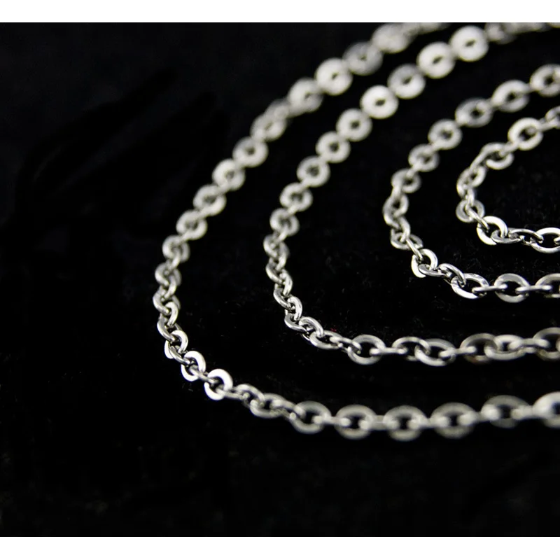 DIY-woman-gold-chain-necklace-Jewelry-making-2mm-ROLO-Chains-bulk-necklace-Stainless-Steel-Customize-not (4)