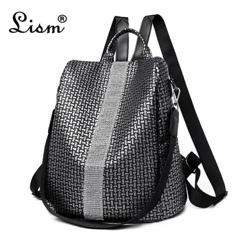 

Women fashion bagpack Leisure Travel Backpack Soft Leather Elephant Pattern Bag girls bag Mochila Masculina Dropshipping #P30