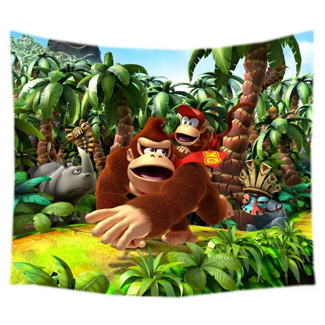 Buy Donkey Kong Wall Hanging Tapestry Bed Manta Yoga