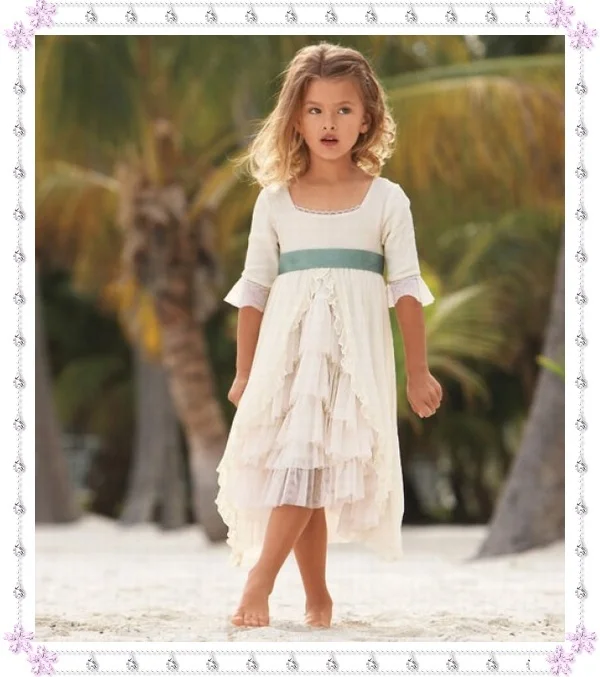 country style flower girl dresses