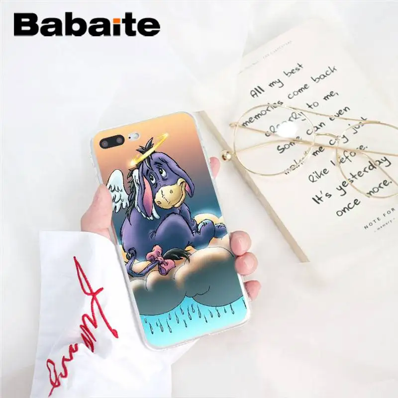 Babaite Baby Eeyore Donkey специальный чехол для телефона для iPhone 8 7 6 6S Plus 5 5S SE XR X XS MAX 10 11 11pro 11promax