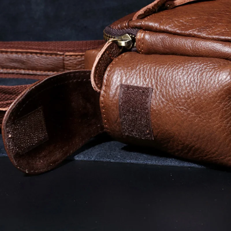 AETOO Men's Bag Mini Bag Handbag Leather Soft Leather Shoulder Bag Head Layer Leather Messenger Bag Casual