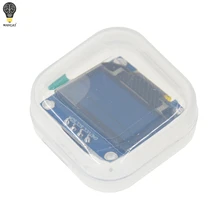Free Shipping 1Pcs Yellow blue double color 128X64 OLED LCD LED Display Module For Arduino 0.96″ I2C IIC Serial new original