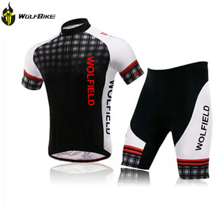 Men cycling jersey MTB Jersey Men's riding clothing Short sleeve Sportswear Anti-sweat Quick Dry Breathable WOLFBIKE