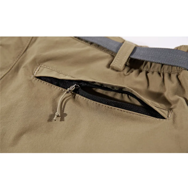mens outdoor pants back zip pocket_
