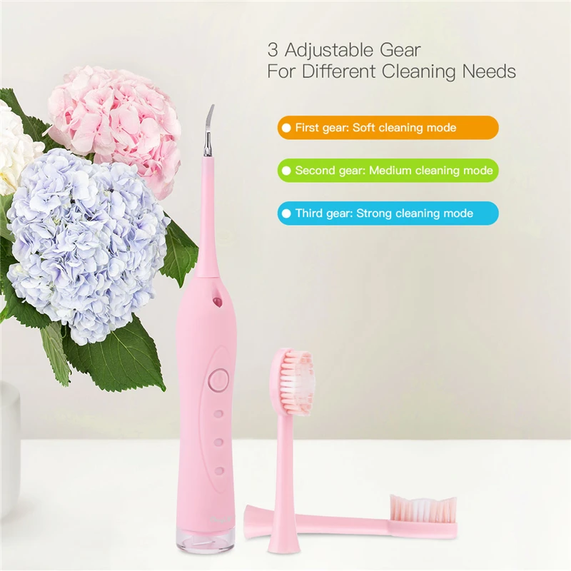 Teeth Whitening Dental Instrument Tooth Cleaning Polisher Tool Electric Calculus Remover Dentist Stain Eraser Mouth Mirror Kit45