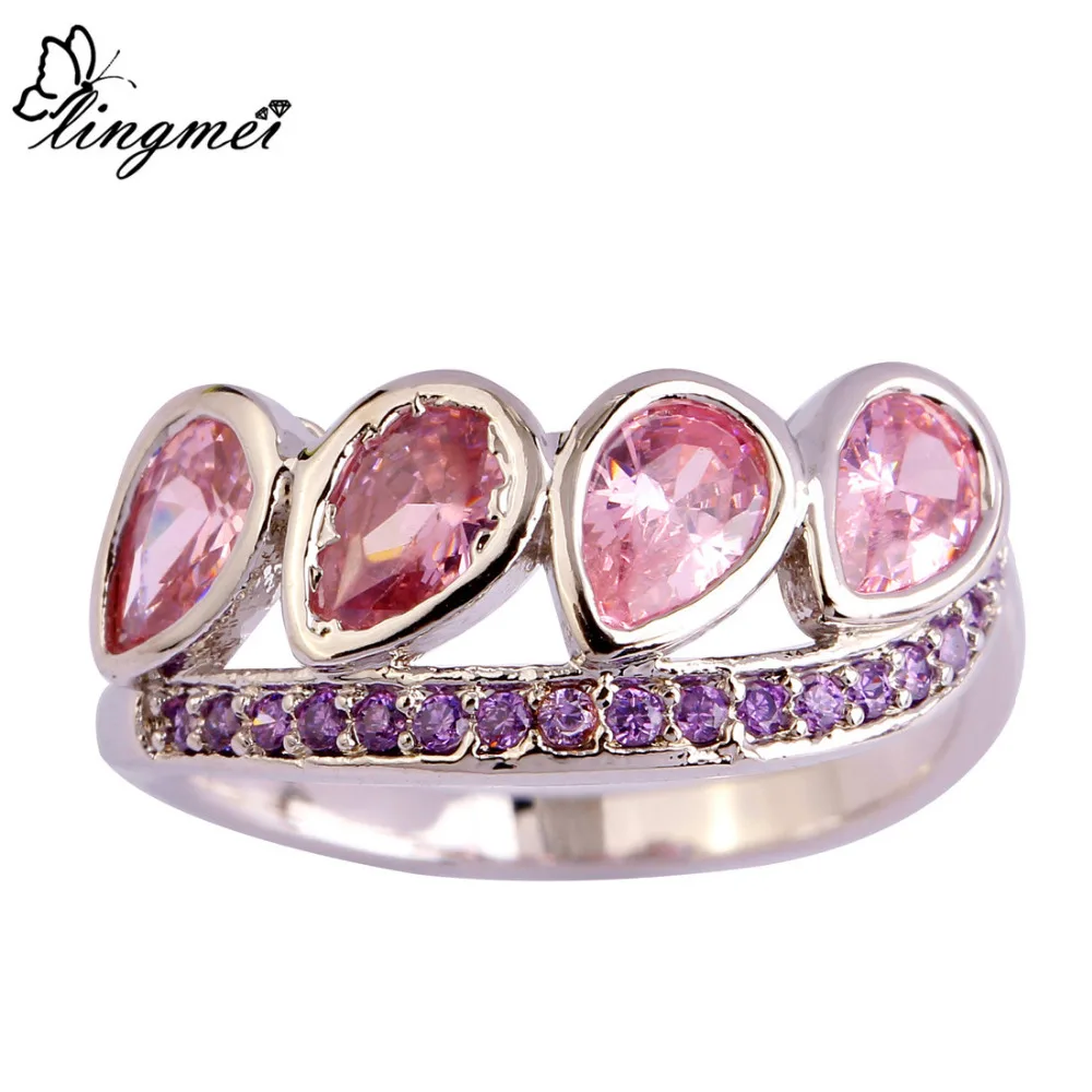 Женское кольцо в форме капли воды с фианитом|ring size|ring size 6fashion rings |