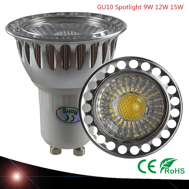 Новое поступление высокое качество GU10 Светодиодный точечный светильник 9 Вт 85~ 265 В Диммируемый светодиодный Рождественский потолочный светильник Холодный белый лампа накаливания