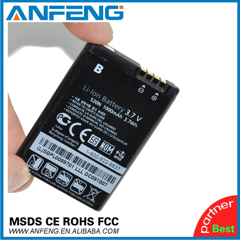 Lgip 520n аккумулятор для LG BL40 шоколад GD900 GW505 кристалл|battery motion|battery charger and testerbattery operated