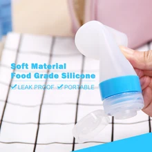 Жидкий шампунь мыла дозатор-гель для душа лосьон Пресс силиконовая Бутылка для путешествий на открытом воздухе пустой для выдавливания пасты косметический контейнер для крема