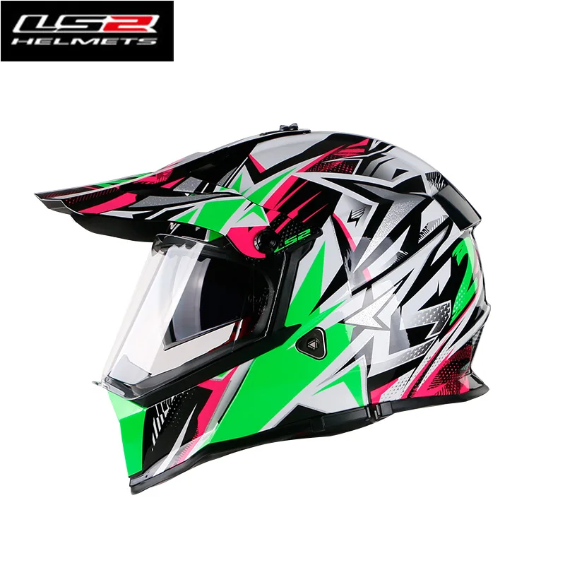 100% prawdziwej LS2 MX436 terenowy kask motocyklowy mężczyzna kobiet moto krzyż kask dirt bike ATV racing podwójne soczewki moto casco 100% prawdziwej LS2 MX436 terenowy kask motocyklowy mężczyzna kobiet moto krzyż kask dirt bike ATV racing podwójne soczewki moto casco