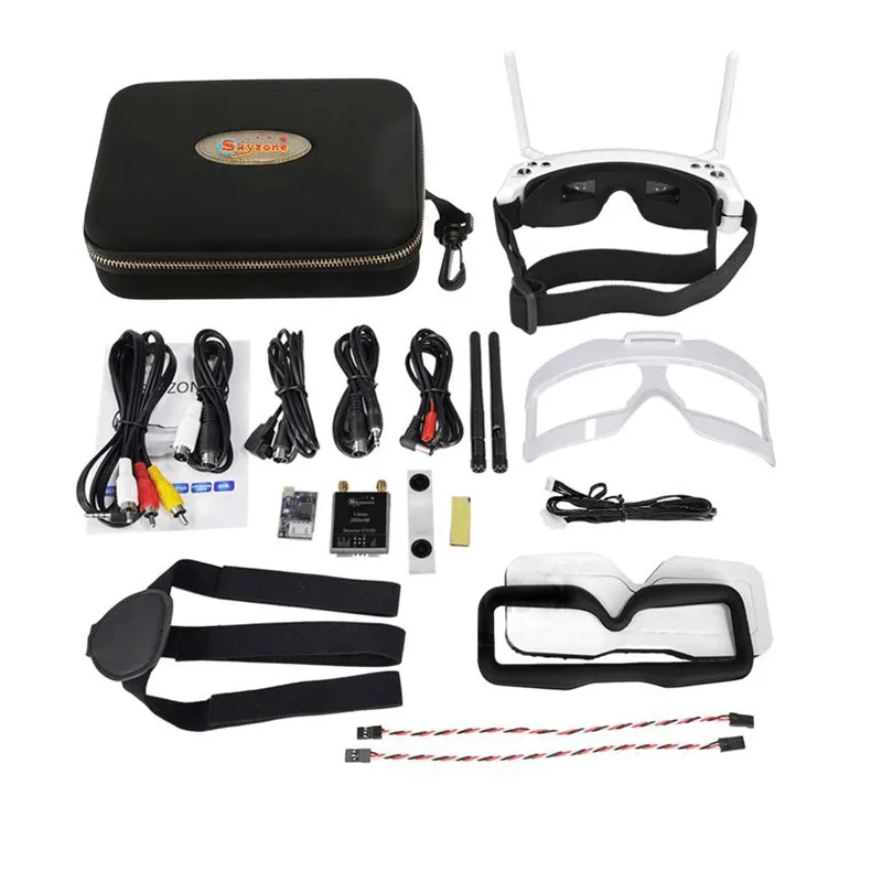 SKYZONE SKY02S V FPV 3D видео очки для отслеживания головы встроенный 5 8g обновленная
