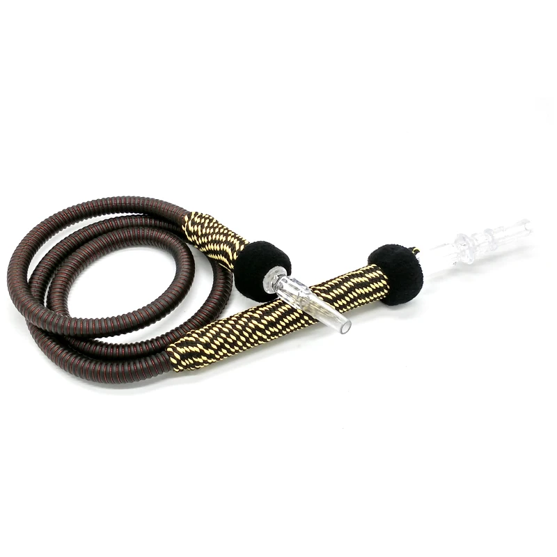 1.8m Long Leather& Acrylic Shisha Hose For Hookah / Water Pipe / Sheesha / Chicha / Narguile Accessories SH-508