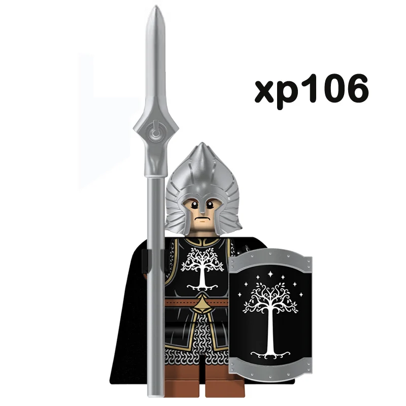 Одиночная распродажа, фигурки Властелина Колец, техника, рыцарь, солдат Гондора, меч, строительные блоки, кирпичи, игрушки KT1014 - Цвет: XP106